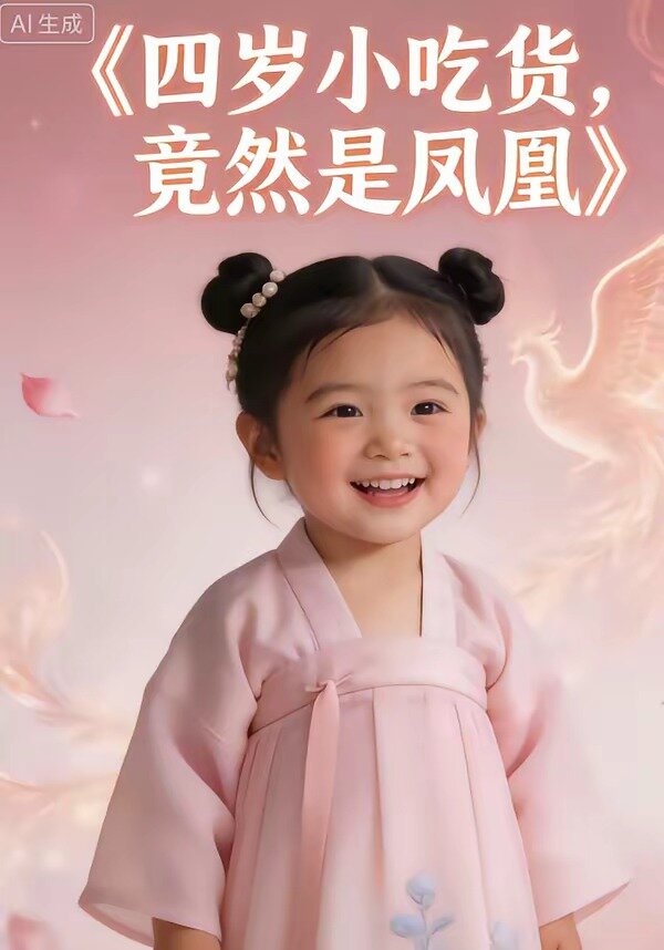 四岁小吃货，竟然是凤凰海报